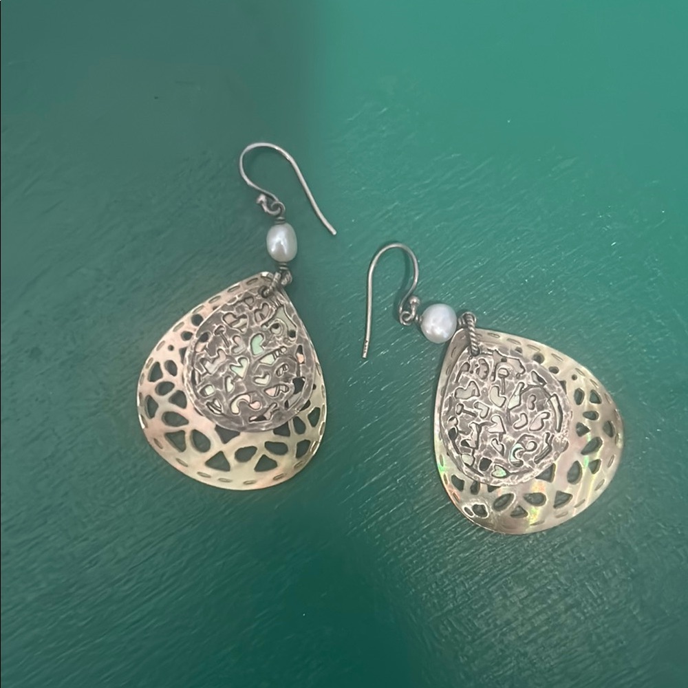 Elegant Silver Teardrop Earrings
